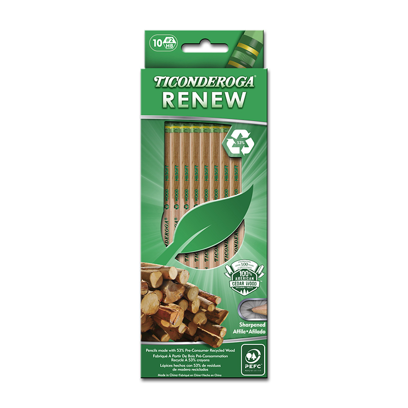 Ticonderoga Renew Recycled Wood