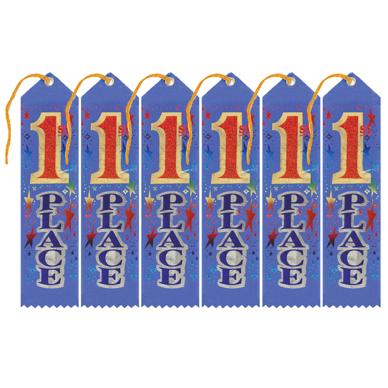 Award Ribbon 1st 6-Pk