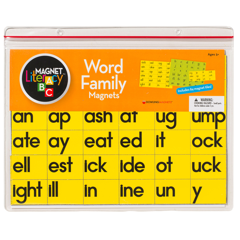 Magnet Literacy Word Family Magnets