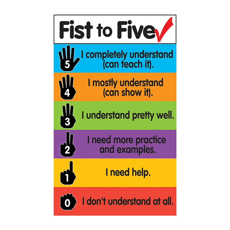 (3 St) Fist To Five Check Magnets