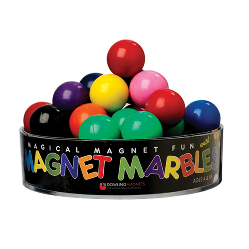 (6 Ea) Magnet Marbles 20 Solid