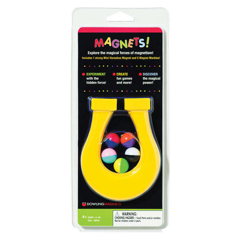 Mini Horseshoe Magnet & 5 Magnet