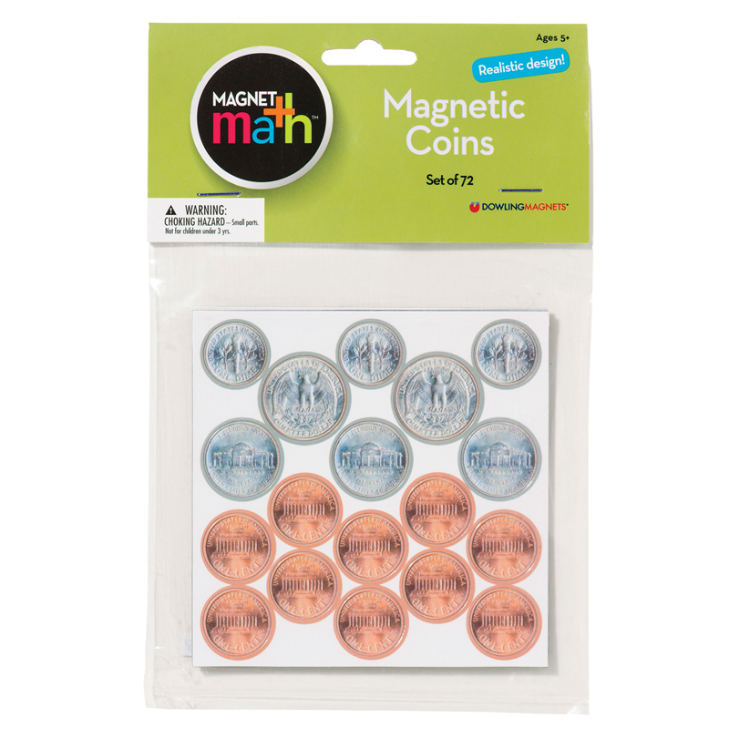 Magnet Coins - 8 Quarters 12 Dimes