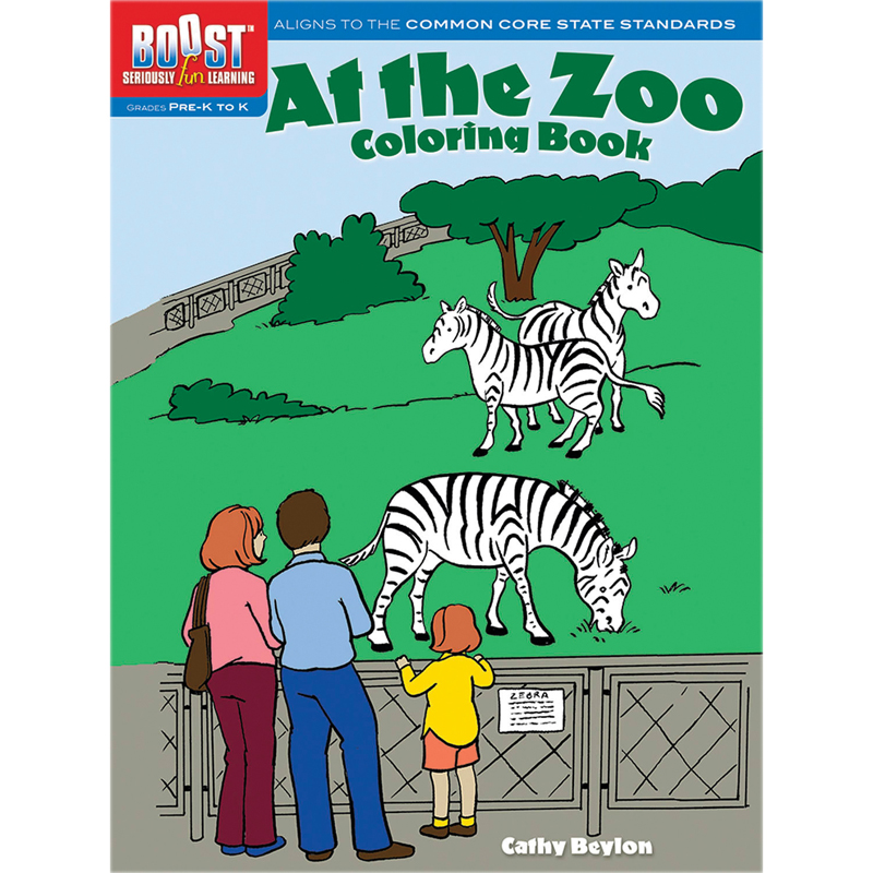 Boost At The Zoo Coloring Book