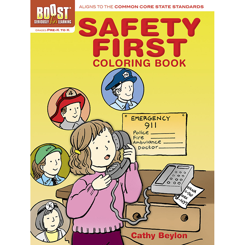 Boost Safety First Coloring Book