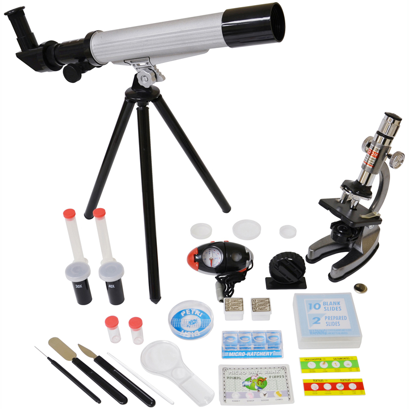 Microscope & Telescope Set With