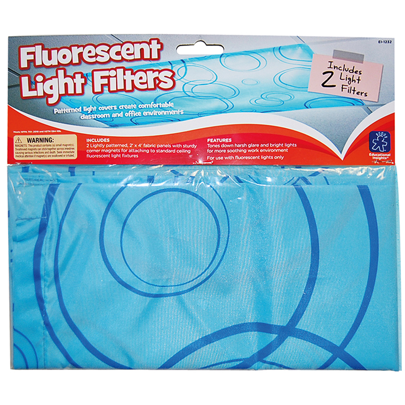 Fluorescent Light Filters 2pk