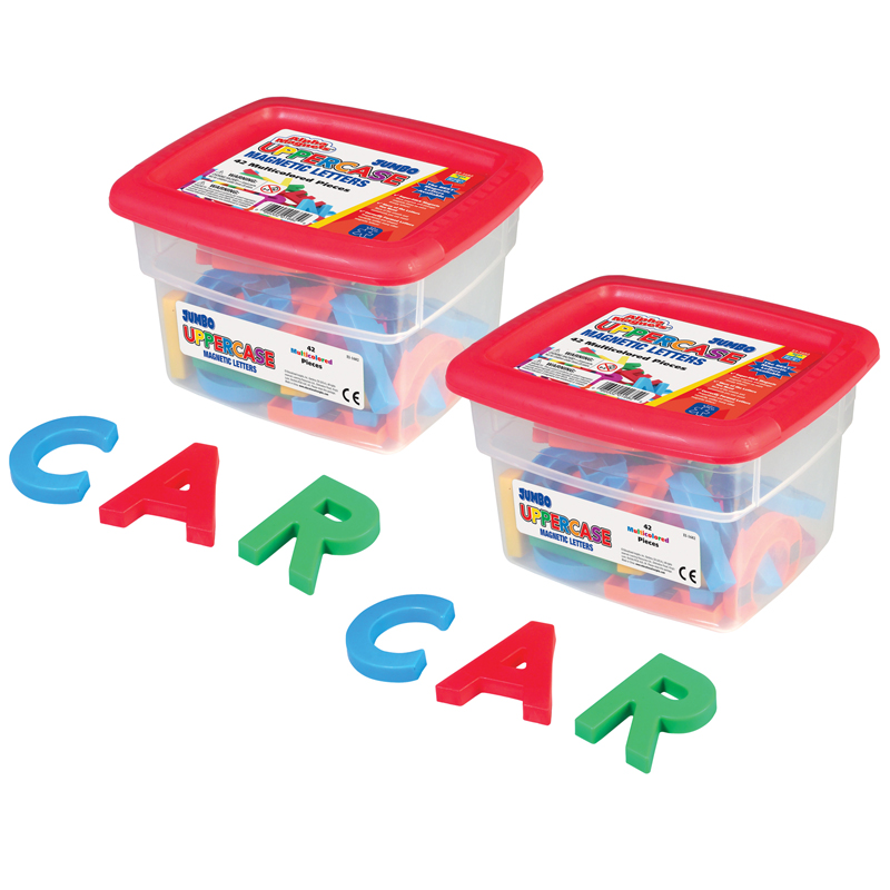 (2 Ea) Alphamagnets Jumbo Uppercase