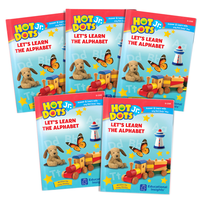 Hot Dots Jr Alphabet Set Of 5 Books