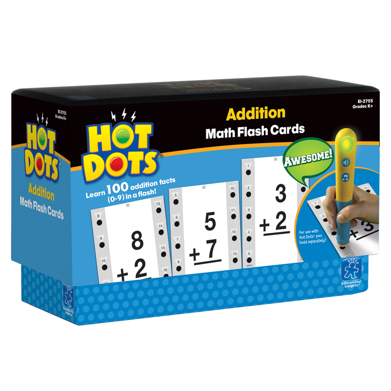 (2 Ea) Hot Dots Addition Facts 0-9