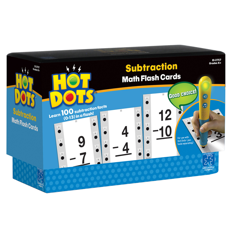 (2 Ea) Hot Dots Subtraction Facts