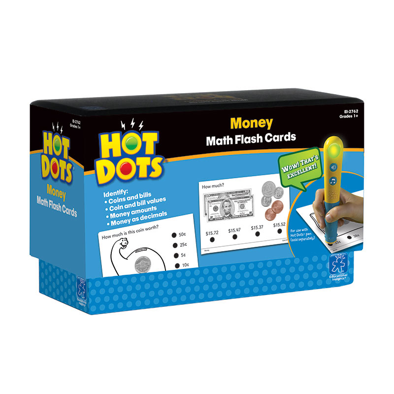 Hot Dots Flash Cards Money