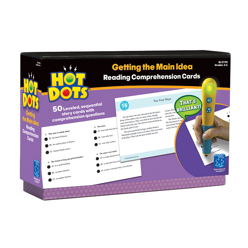 Hot Dots Reading Comprehension Kits
