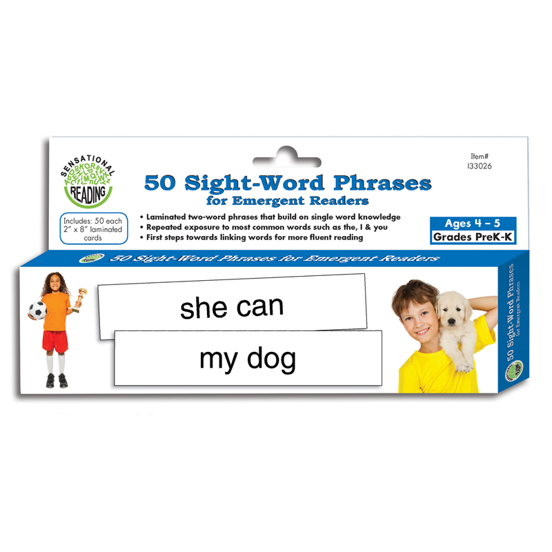 50 Sight Word Phrases For Emergent