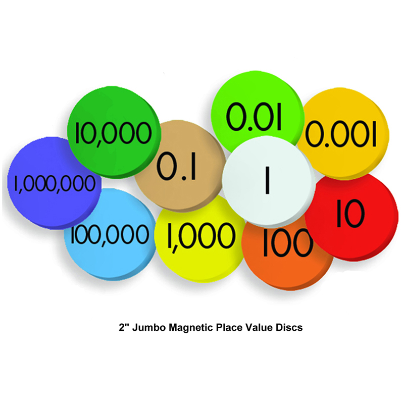 10-Value Jumbo Magnetic Place Value