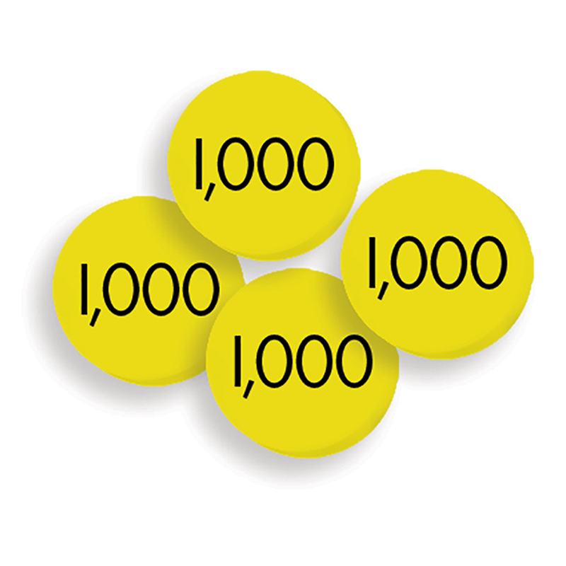 100 Thousands Place Value Discs Set