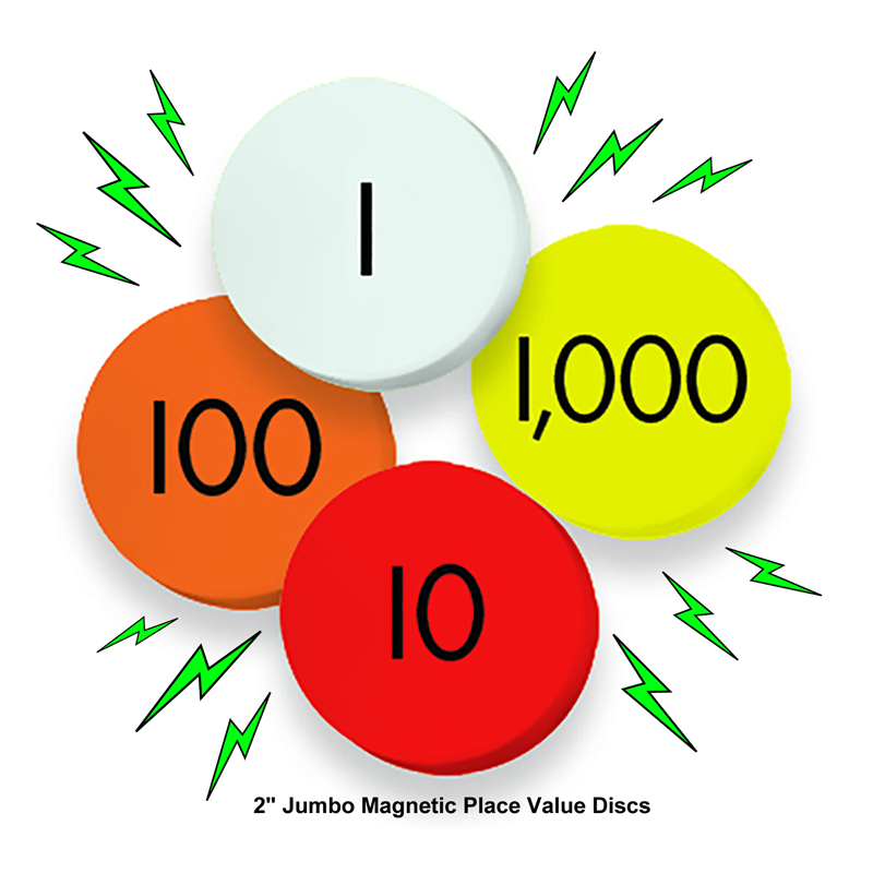 4-Value Jumbo Magnetic Place Value