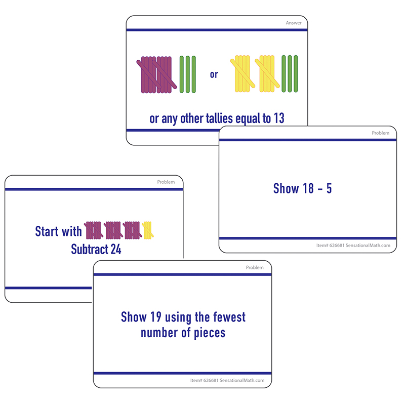 Math Hands On Tally Marks Card Gr 2