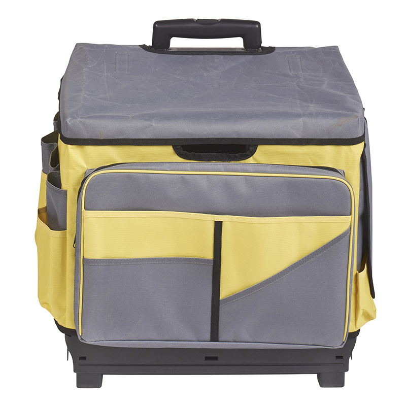 Yellow Rolling Cart/Organizer Bag