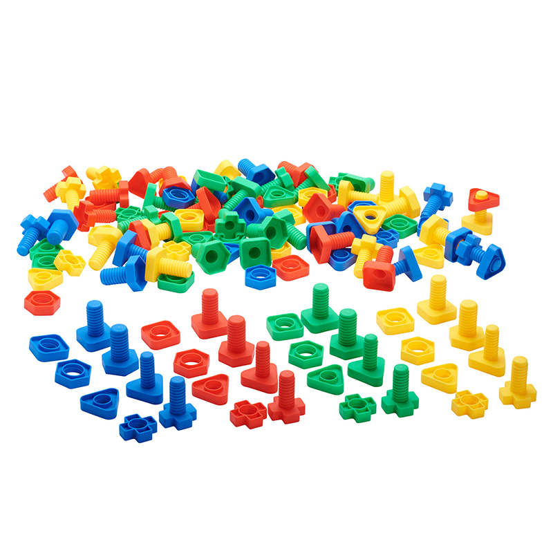 Twist & Lock Nuts & Bolts 64 Pcs