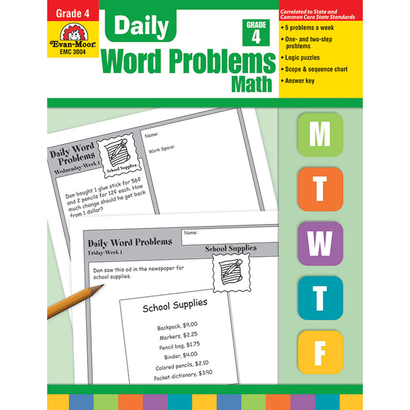 Daily Word Problems Gr 4