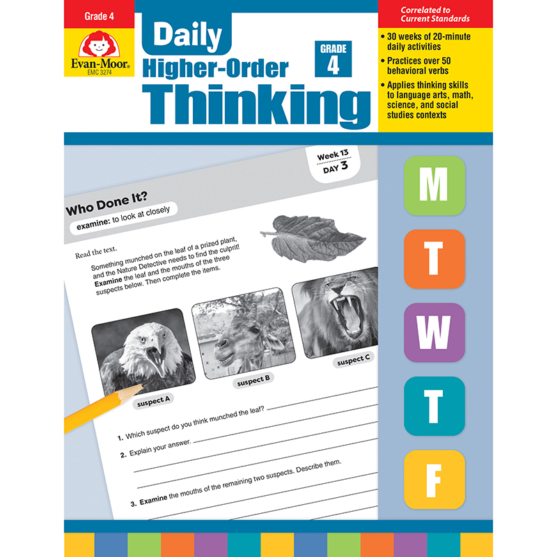 Daily Higher Order Thinking Gr 4