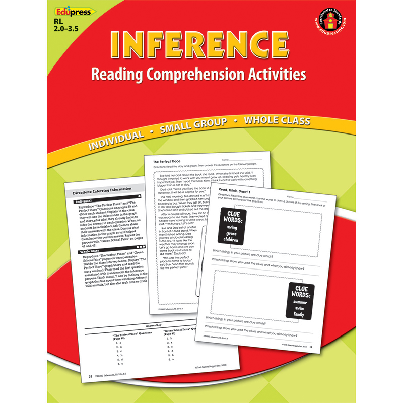 Inference Comprehension Book Red