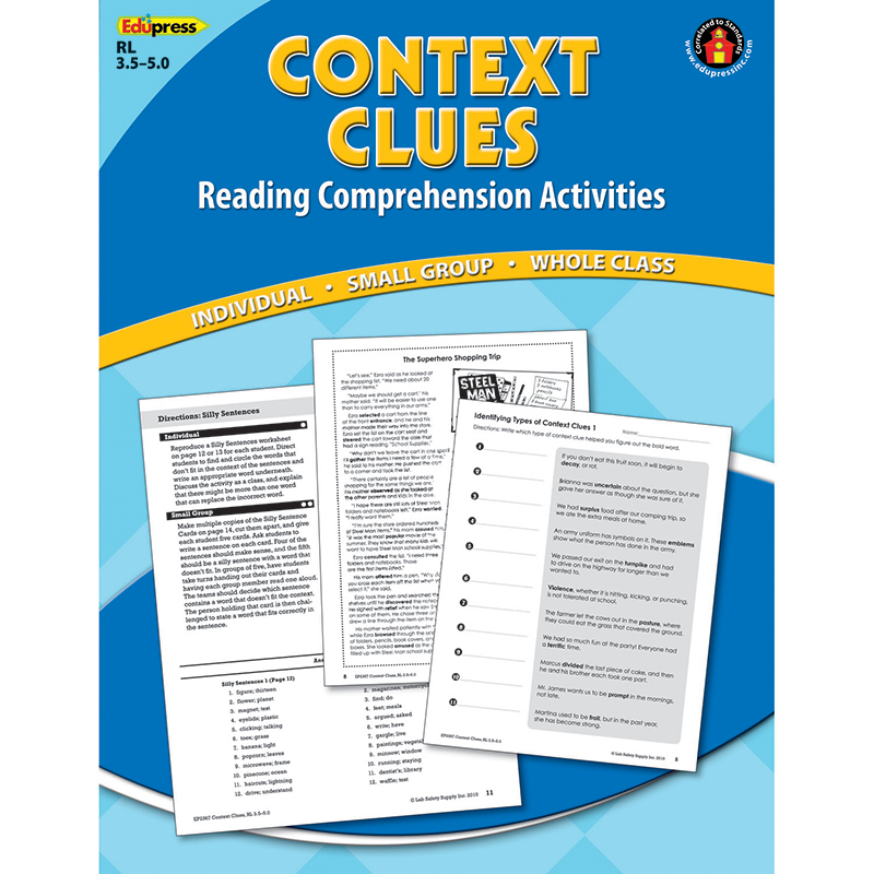 Context Clues Comprehension Bk Blue