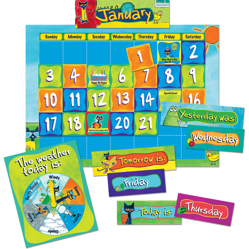 Pete The Cat Calendar Kit