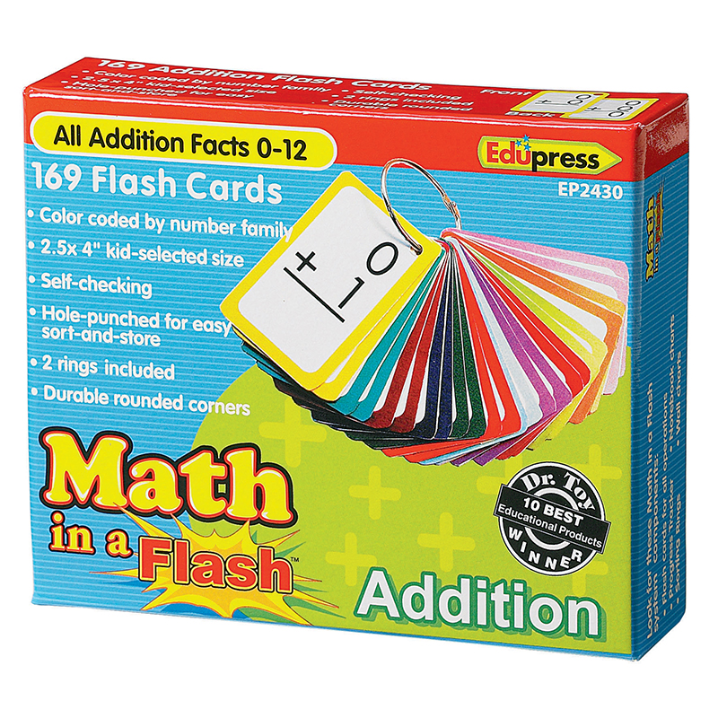Math In A Flash Addition Flash Card