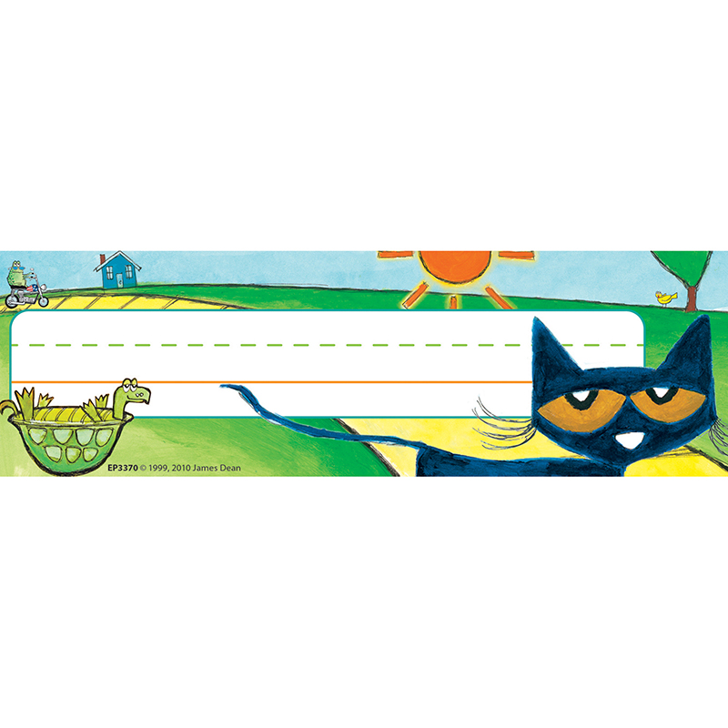 (6 Pk) Pete The Cat Nameplates