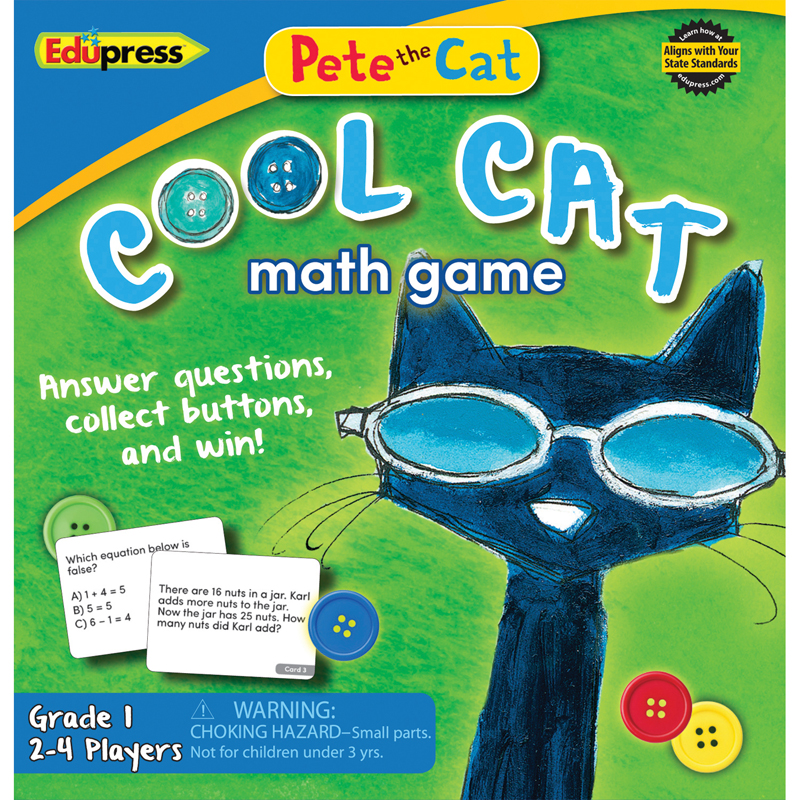 Pete The Cat Cool Cat Math Game G-1