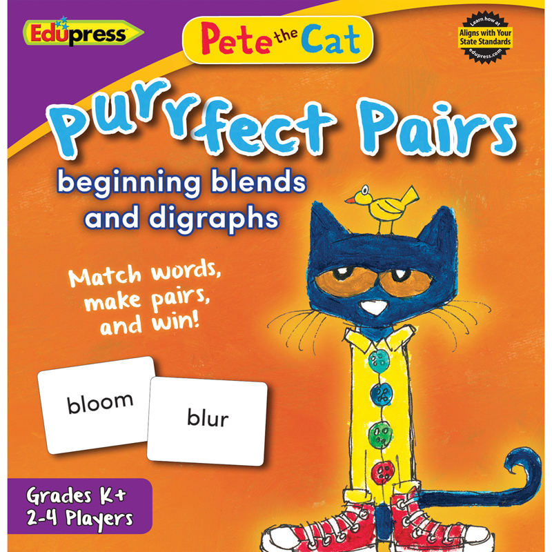Pete The Cat Purrfect Pairs Game