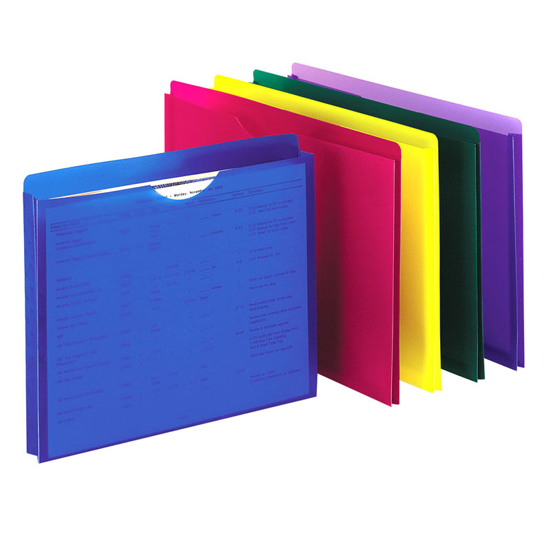 Pendaflex Poly File Jackets 10 Ct