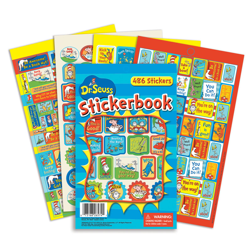 Dr Seuss Awesome Sticker Book