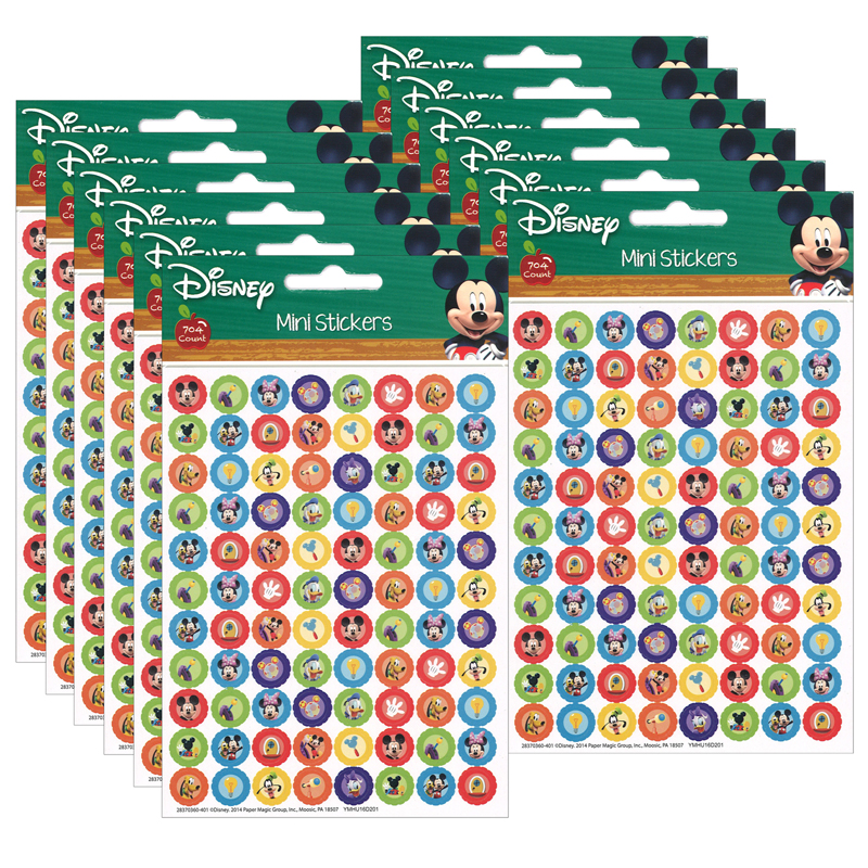 (12 Pk) Mickey Mouse Clubhouse Gear