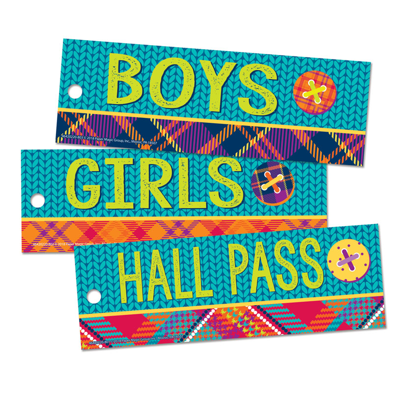 Plaid Attitude Hall Passes