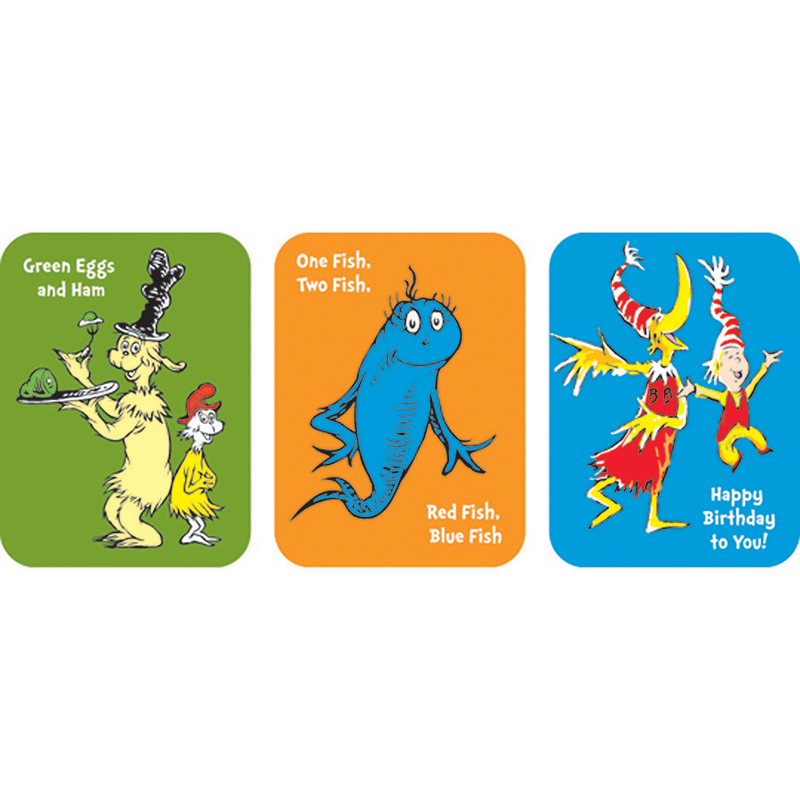 (12 Ea) Stickers Dr Seuss Favorite