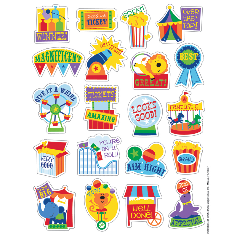 (12 Pk) Popcorn Scented Stickers