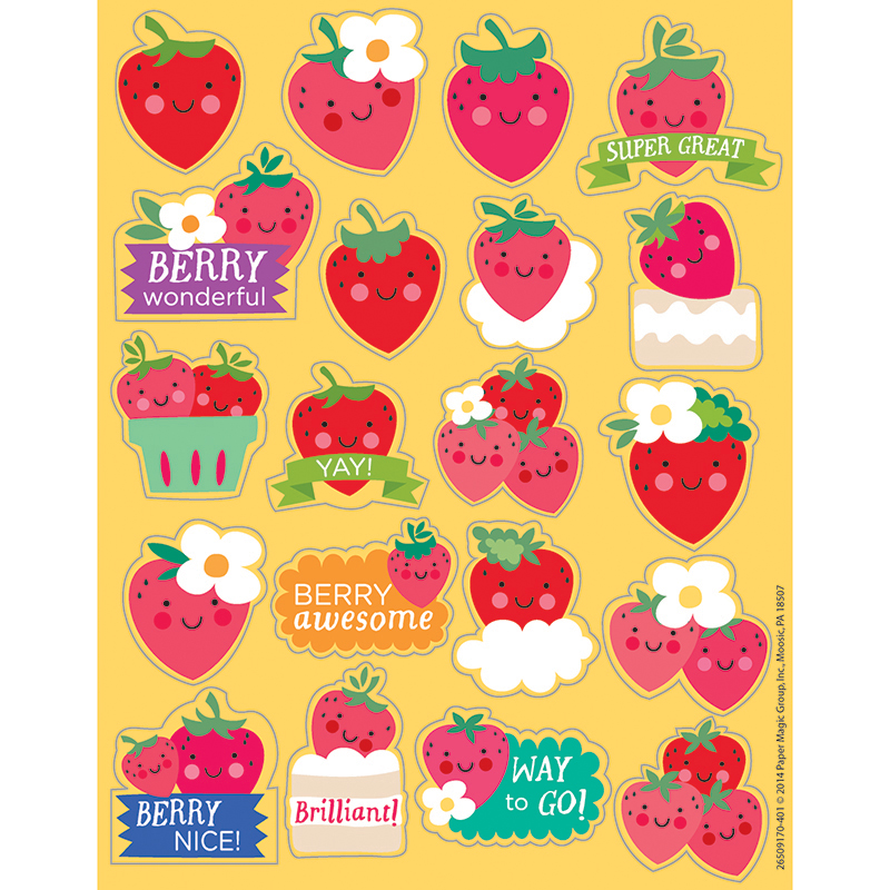 Strawberry Scented Stickers