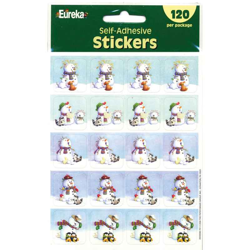 Snowmen Theme Stickers