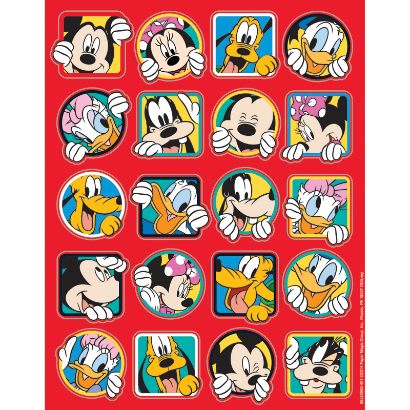 Mickey Out To Play Theme Stickers