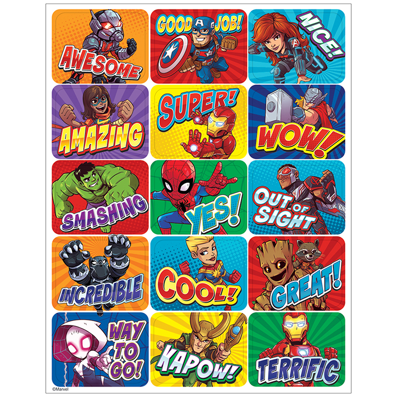 Marvel Super Hero Adventur Stickers