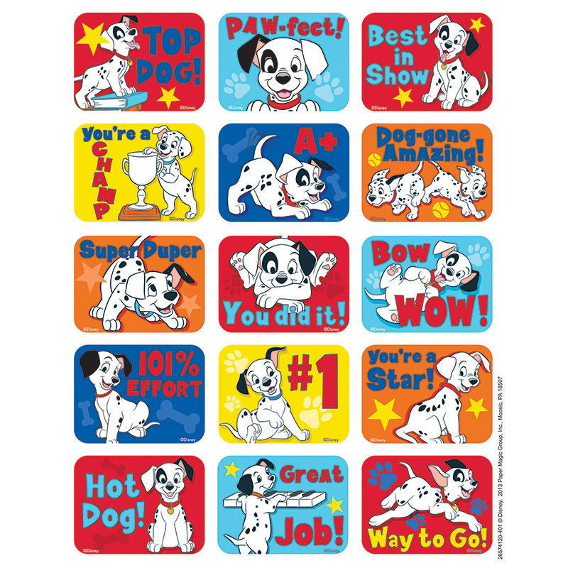 (12 Pk) 101 Dalmatians Motivational