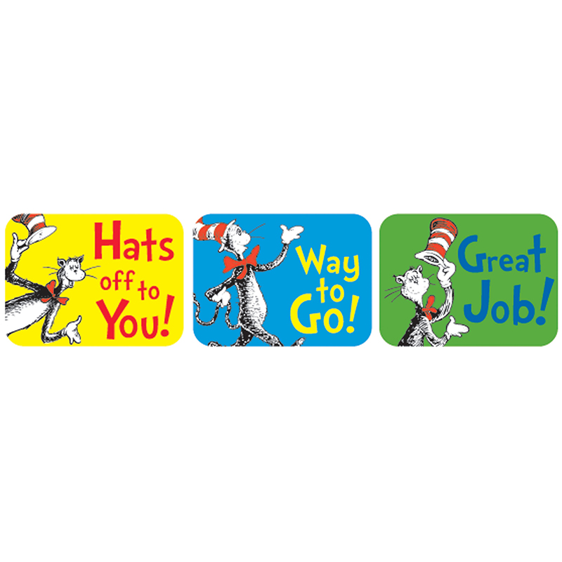 Cat In The Hat Success Stickers