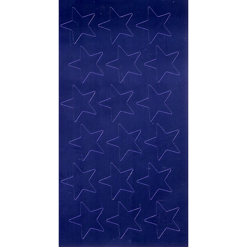 Stickers Foil Stars 1/2 In 250/Pk