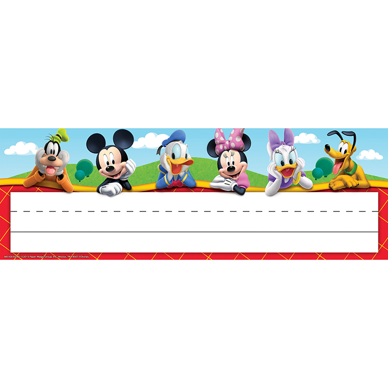 (6 Pk) Mickey Mouse Clubhouse Name