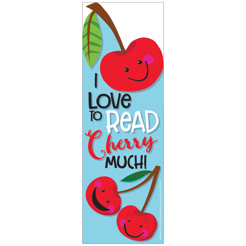 (6 Pk) Cherry Bookmarks Scented