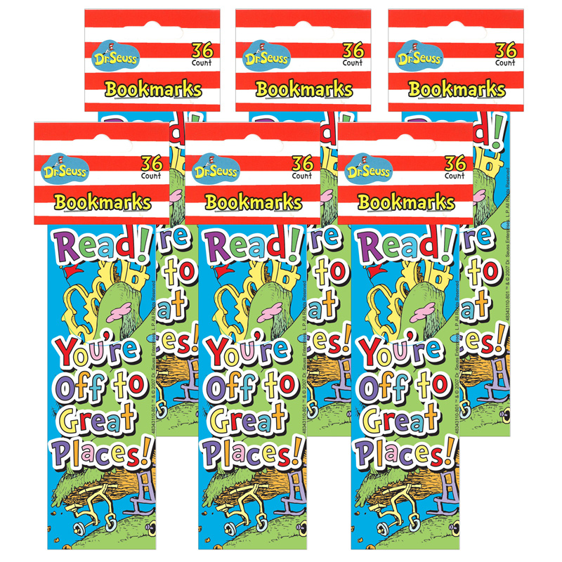 (6 Pk) Seuss Oh The Places Youll