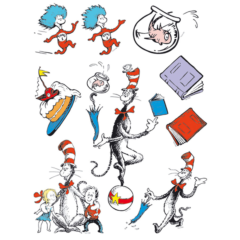 Cat In The Hat Characters 12 X 17